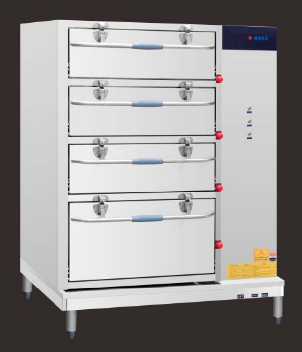 燃气智能四门海鲜蒸柜